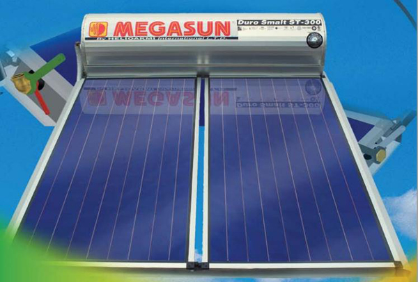 Máy nước nóng tấm phẳng loại bình tích hợp - Máy Bơm Nhiệt Megasun - Công Ty TNHH Sản Xuất Megasun